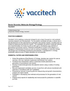 virology research scientist job description